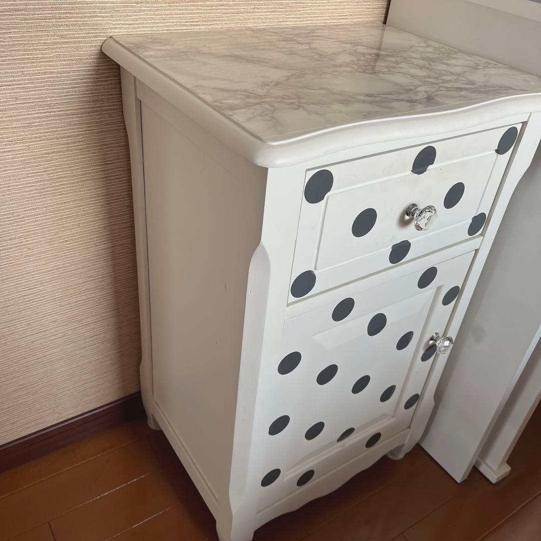 フランフラン 訳あり ドット チェスト キャビネット