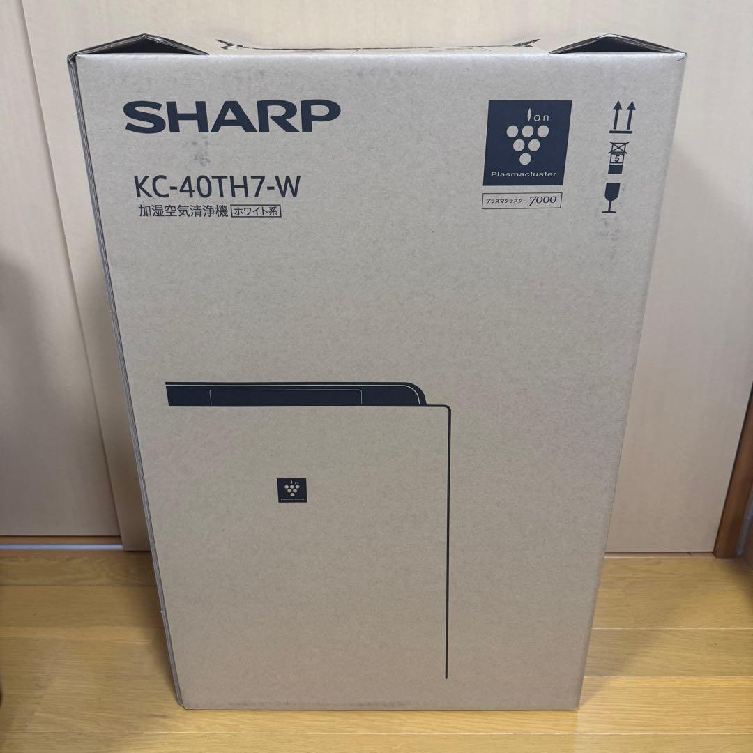 【新品】SHARP KC-40TH7-W 加湿空気清浄機 ホワイト