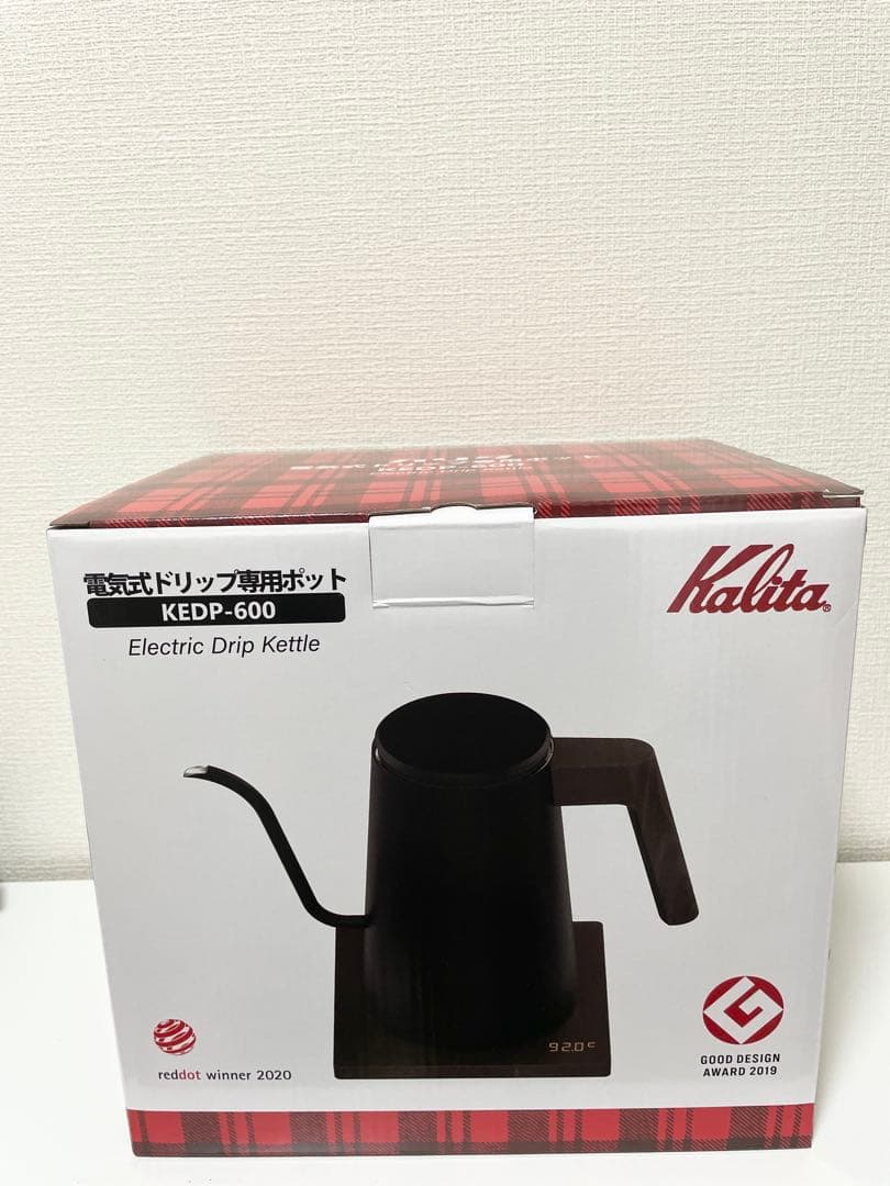 新品カリタ 電気ケトル KEDP-600 （0.6L 温度調節機能付き