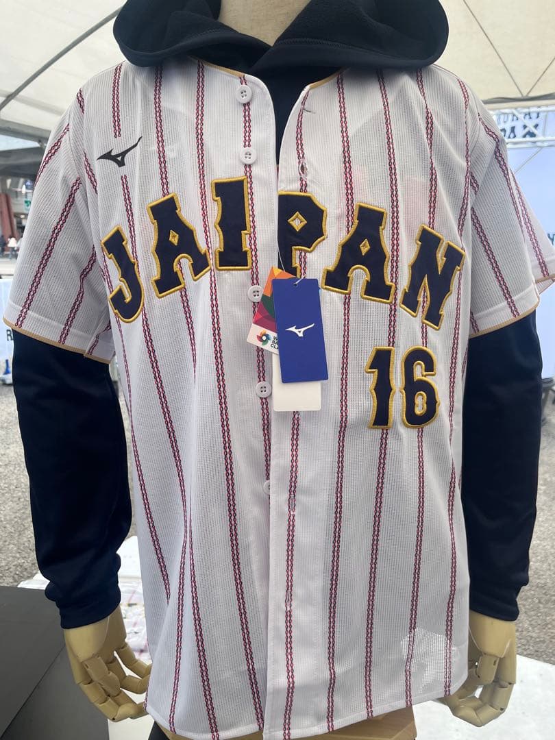 最新デザイン　WBC2026 大谷翔平　レプリカユニホーム　ホーム　Lサイズ