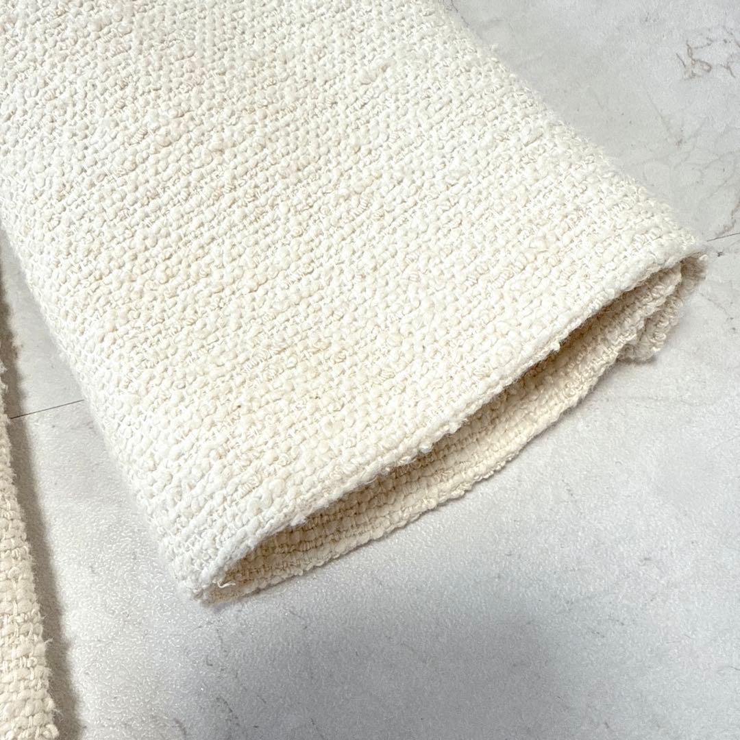 美品☆Spick & Span 3.6万　コットンツィードノーカラージャケット