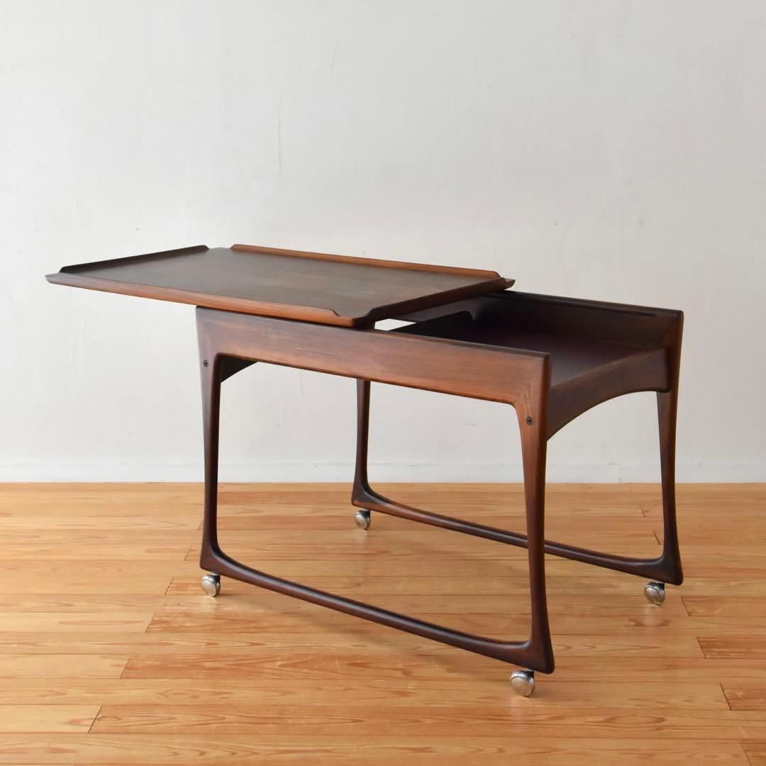 デンマーク Jens.Ingvard  ティーカート　ローズウッド