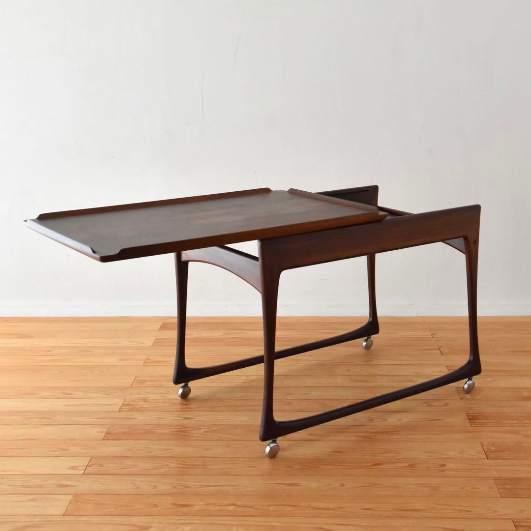 デンマーク Jens.Ingvard  ティーカート　ローズウッド