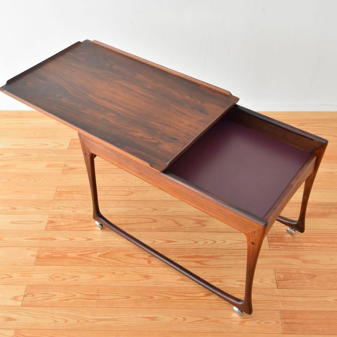 デンマーク Jens.Ingvard  ティーカート　ローズウッド