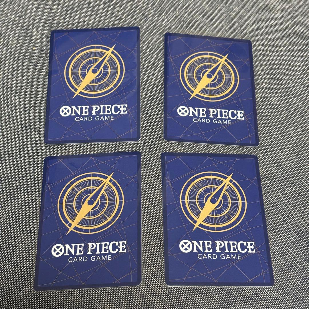 モンキー・D・ルフィ：週刊少年ジャンプ付録P-033 4枚セット