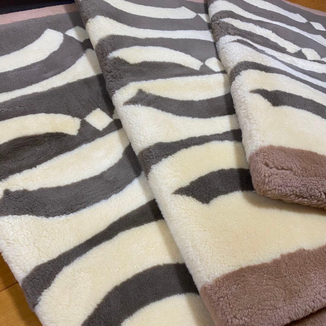 ファートン 丸八真綿 ミニファートン 羊毛 3枚セット 100×66