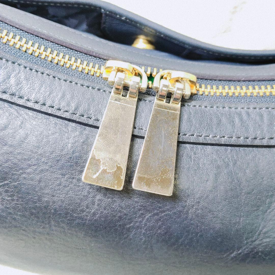 aniary アニアリ ショルダーバッグ 三日月型 レザー ハーフムーン