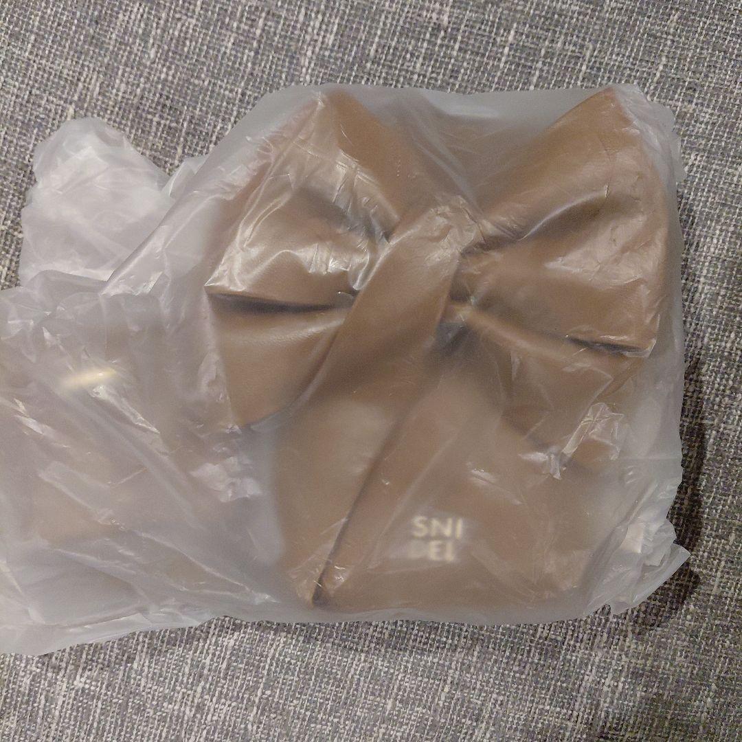 新品タグ付 　リボンマルチショルダー＆ケースセット　キャメル　茶色　SNIDEL