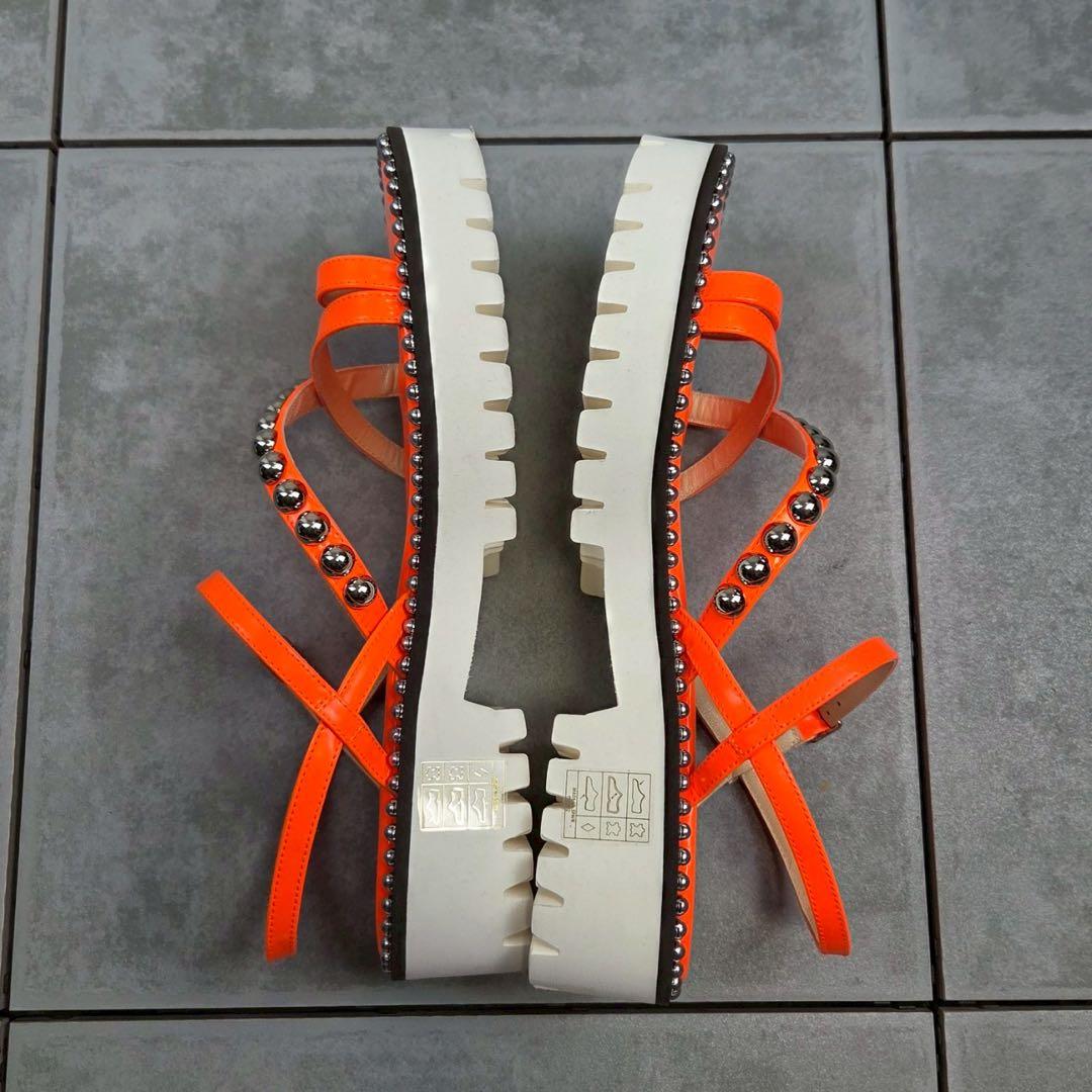 美品 JIMMY CHOO DESI FLAT ジミーチュウ