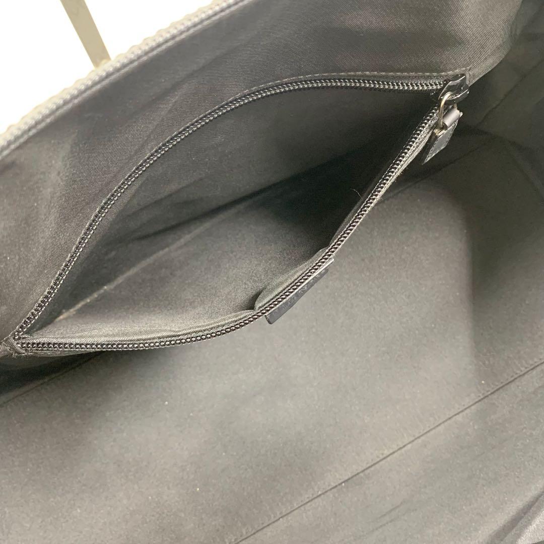 【✨美品✨】 グッチ GG柄 ナイロン レザー ボストンバッグ ブラック