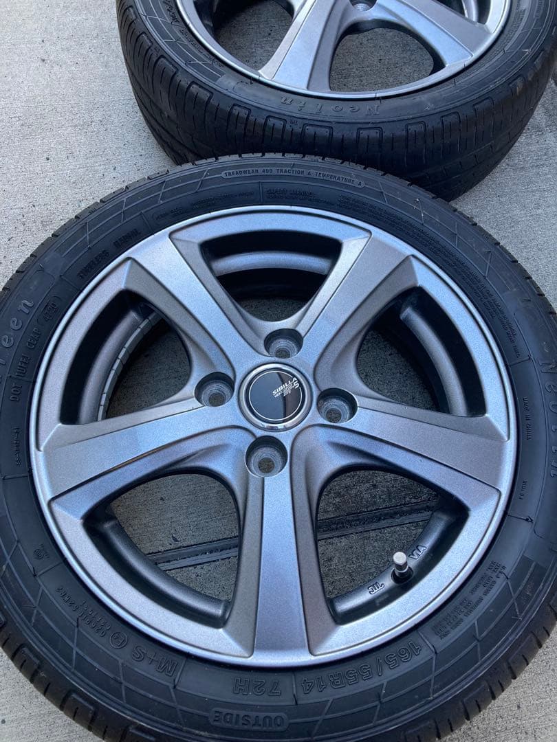 14インチ ホイールセット グレー Nexenタイヤ