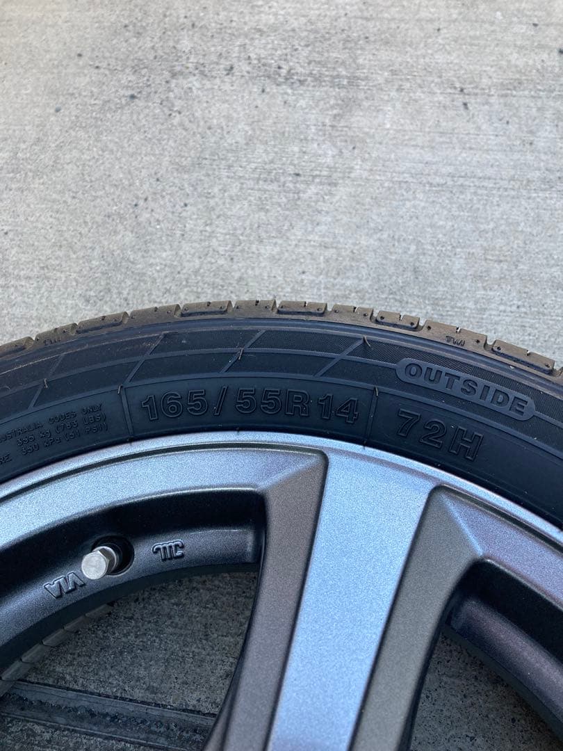 14インチ ホイールセット グレー Nexenタイヤ