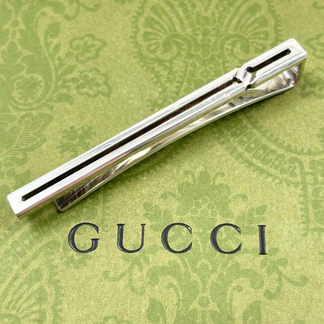 美品✨　グッチ　GUCCI ネクタイピン　インフィニティ　シルバー　Ag925