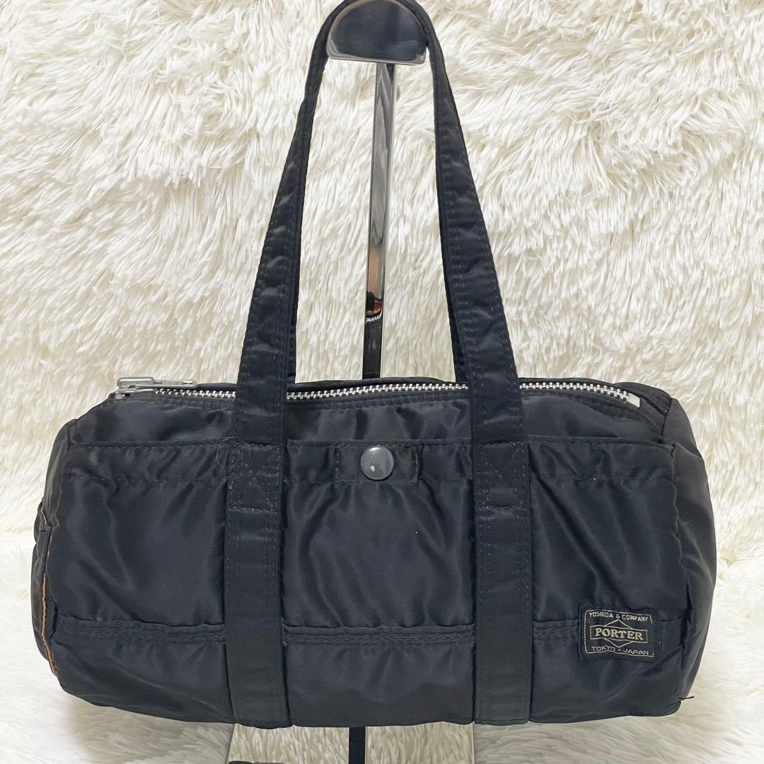 【美品】PORTER ポーター タンカー ミニボストンバッグ ドラムバッグ