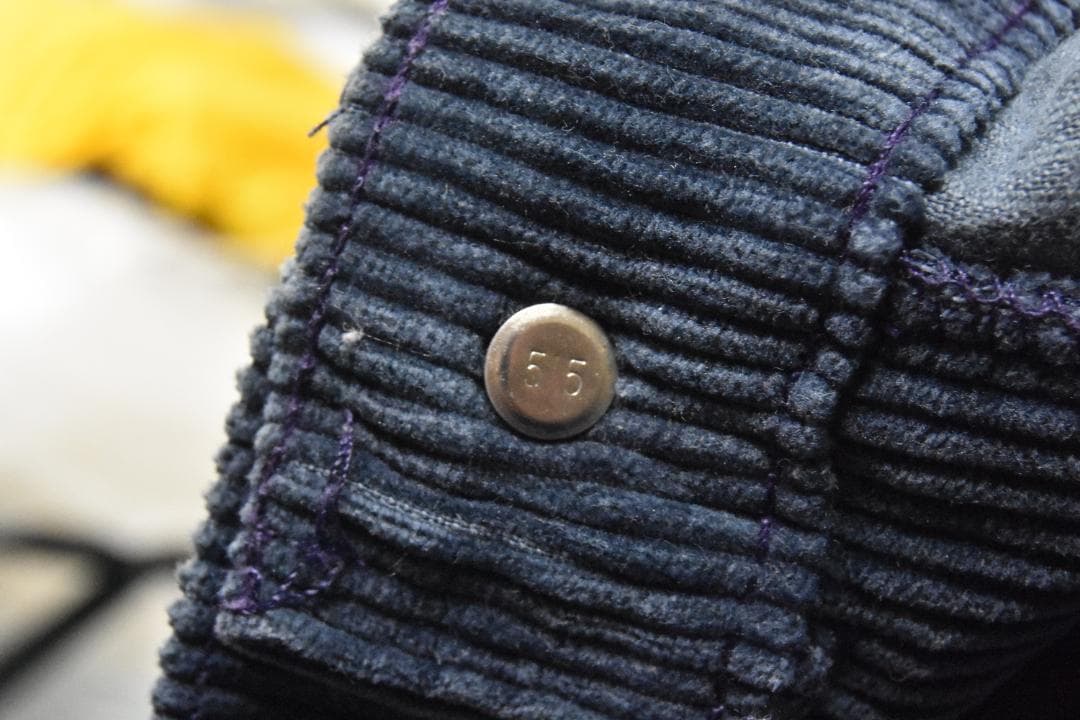 90’ｓリーバイス 565 太畝コーデュロイ紺 USA製 17113 LEVIS