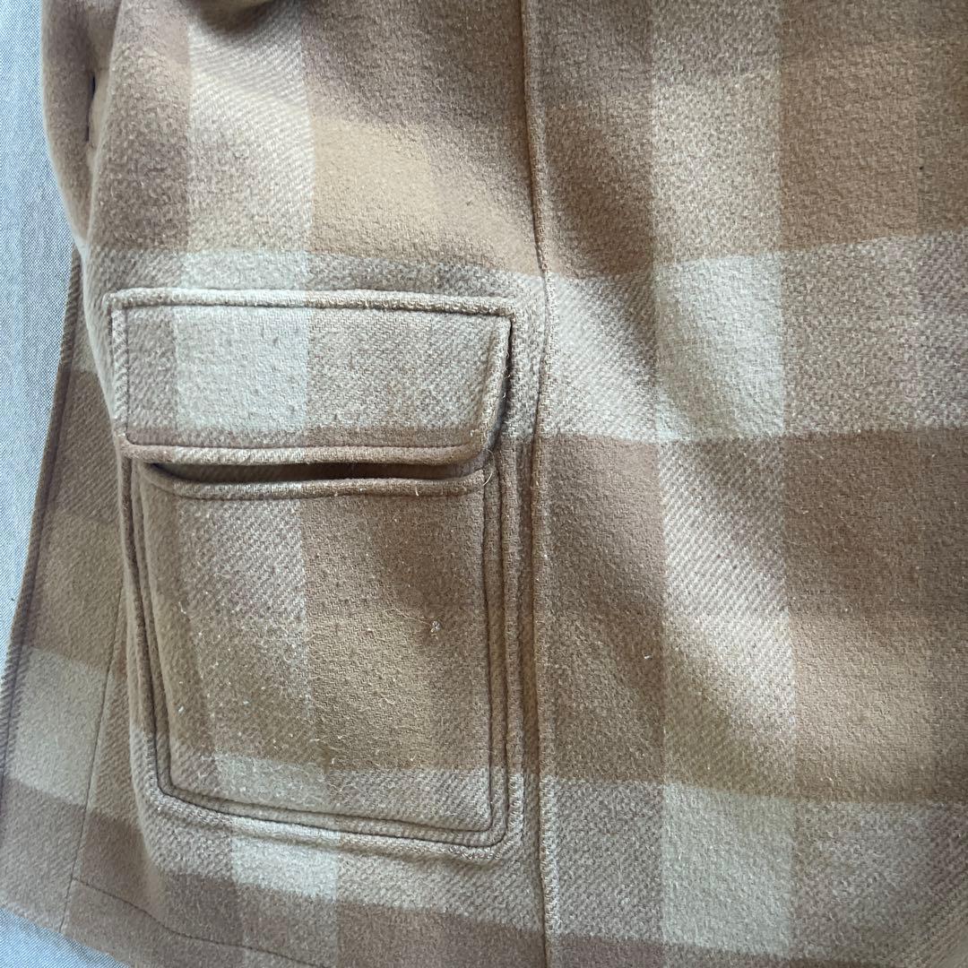 マルジェラベージュ ダッフルコート フード付き