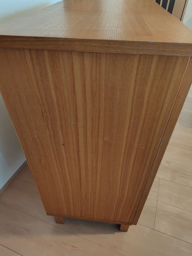 無印良品　ガラスキャビネット