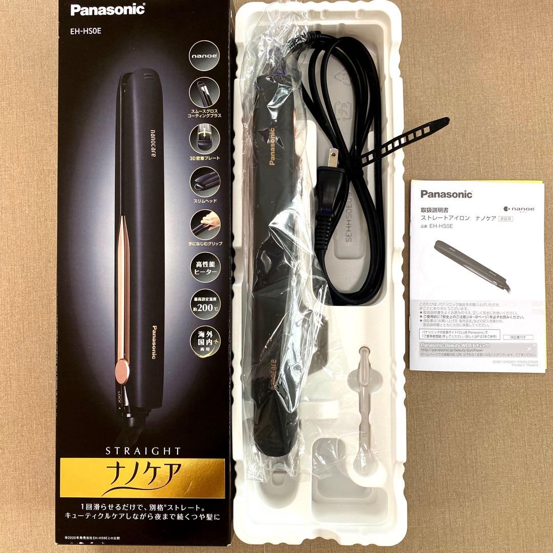 ナノケア ストレートアイロン EH-HS0E-K