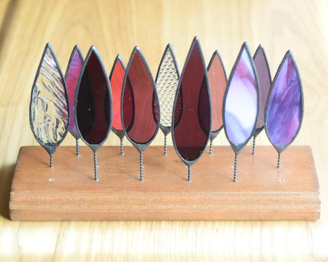 ベティ・木立ち　ステンドグラス(STG179①,179②)