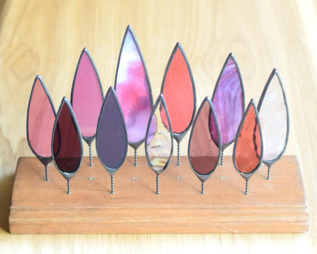 ベティ・木立ち　ステンドグラス(STG179①,179②)