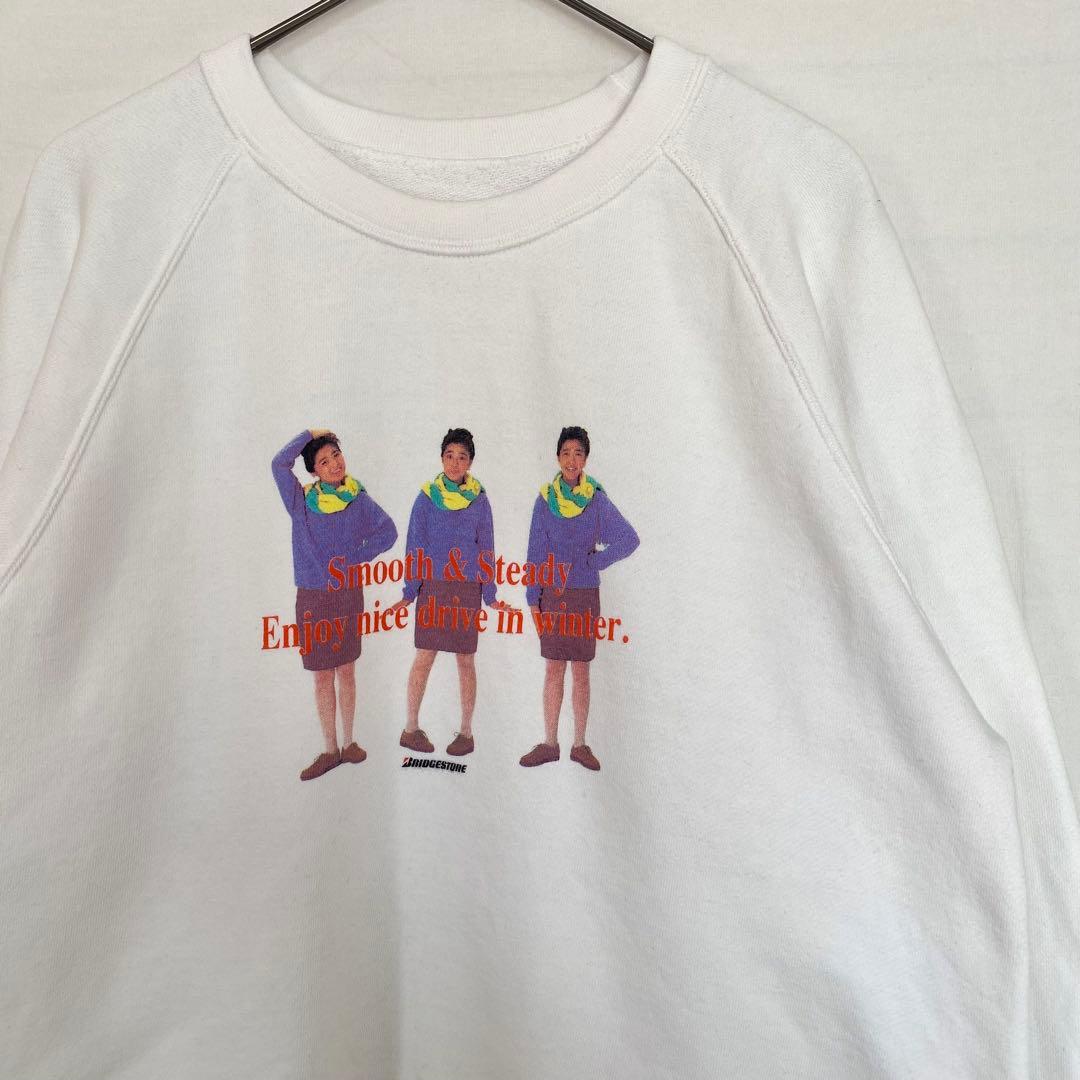 レア♡90s ブリヂストン 菊池桃子 スウェット 企業物 BRIDGESTONE
