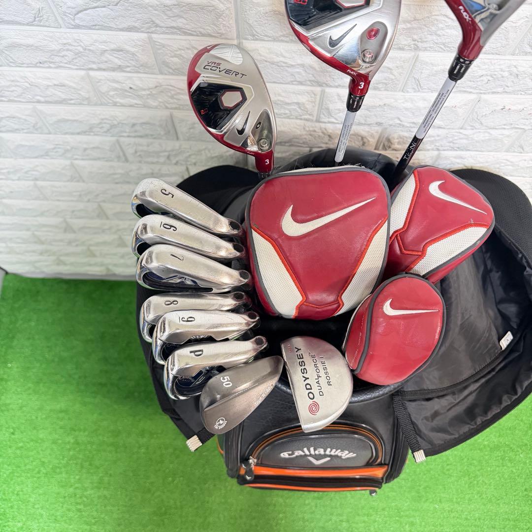 ゴルフセット　豪華　キャロウェイ　NIKE ラウンド仕様　飛距離抜群　すぐ使える