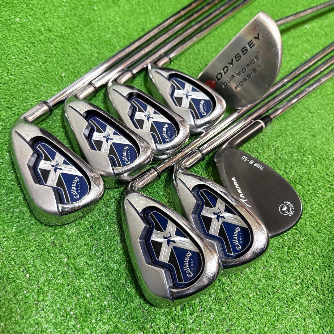ゴルフセット　豪華　キャロウェイ　NIKE ラウンド仕様　飛距離抜群　すぐ使える