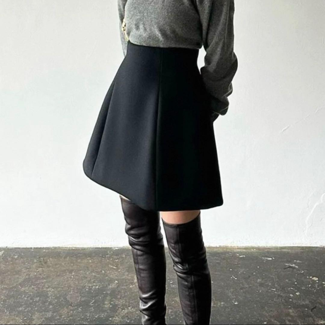 CLANE CONSTRUCTIVE MINISKIRT ブラック