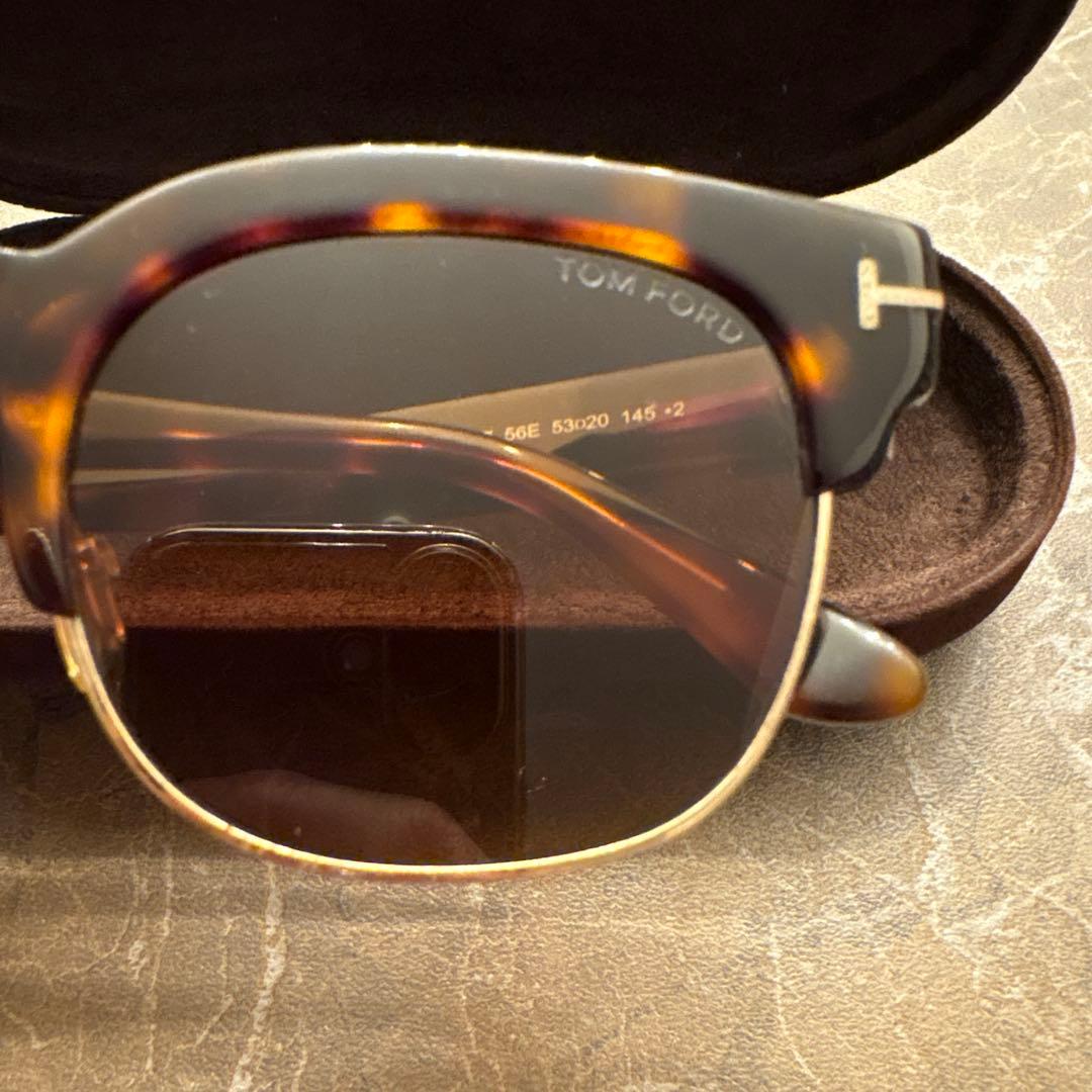 【美品】トムフォード TOM FORD サングラス TF597 べっ甲