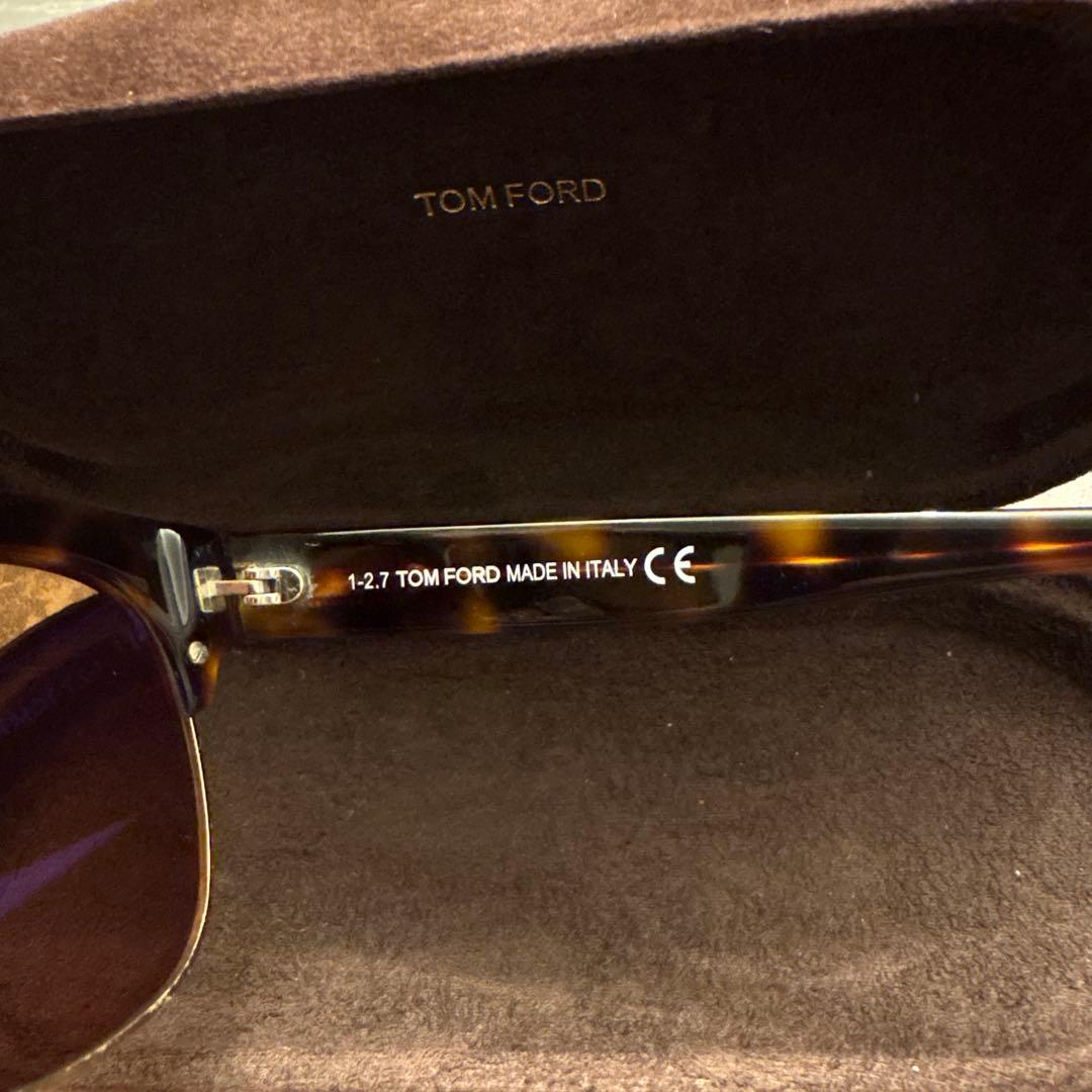 【美品】トムフォード TOM FORD サングラス TF597 べっ甲