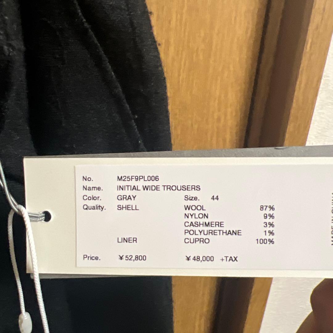 パンツ 24AW MASU INITIAL WIDE TROUSERS