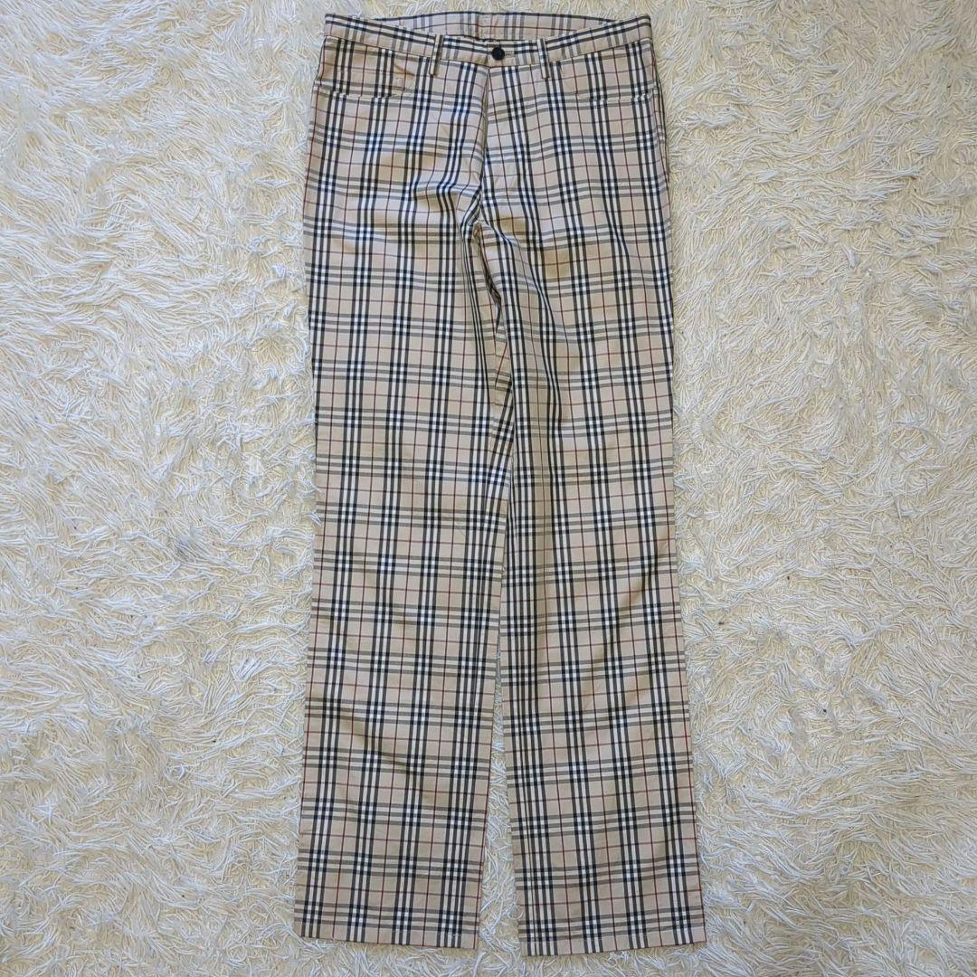 美品　バーバリーブラックレーベル　パンツ　ノバチェック　76