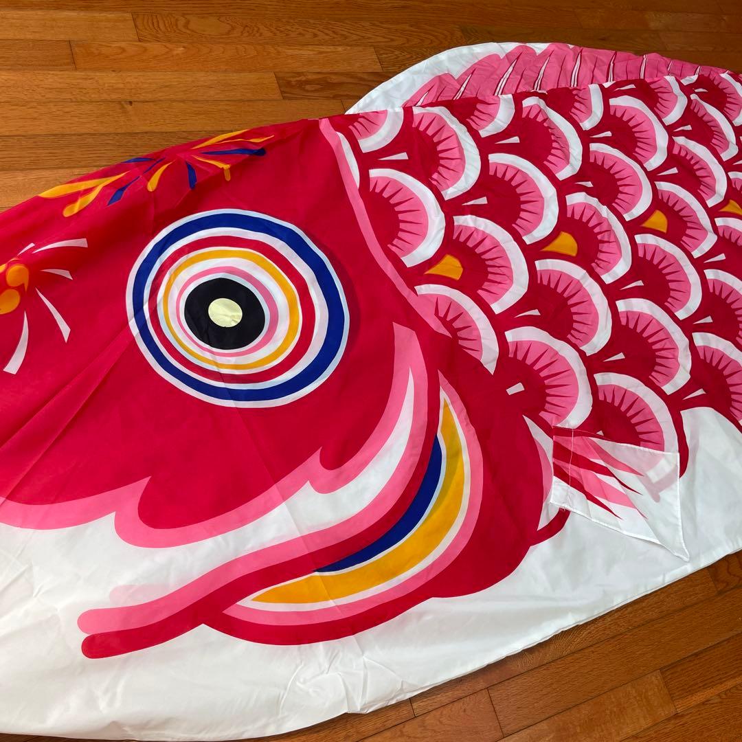 太郎鯉 東レナイロン　鯉のぼりセット　黒5m赤4m青4m吹流5m