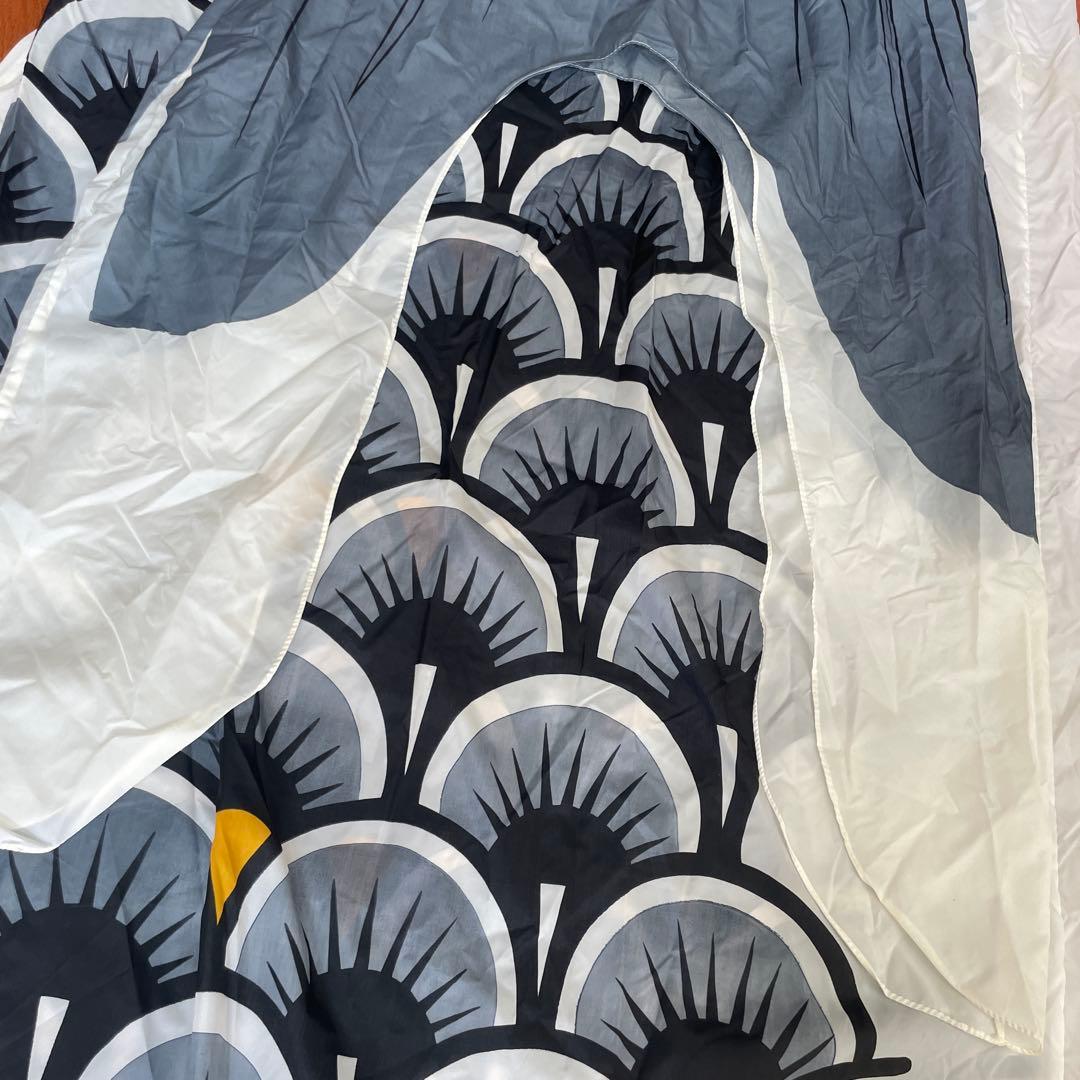 太郎鯉 東レナイロン　鯉のぼりセット　黒5m赤4m青4m吹流5m