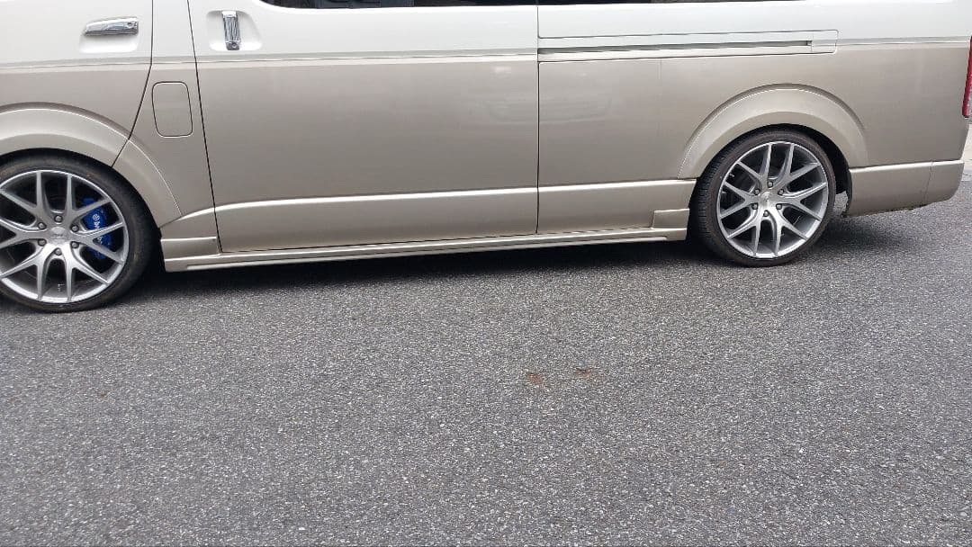 ◼️新品塗装済593ゴールド系★ハイエースグランドキャビンサイドステップ