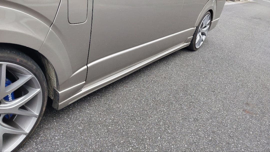 ◼️新品塗装済593ゴールド系★ハイエースグランドキャビンサイドステップ