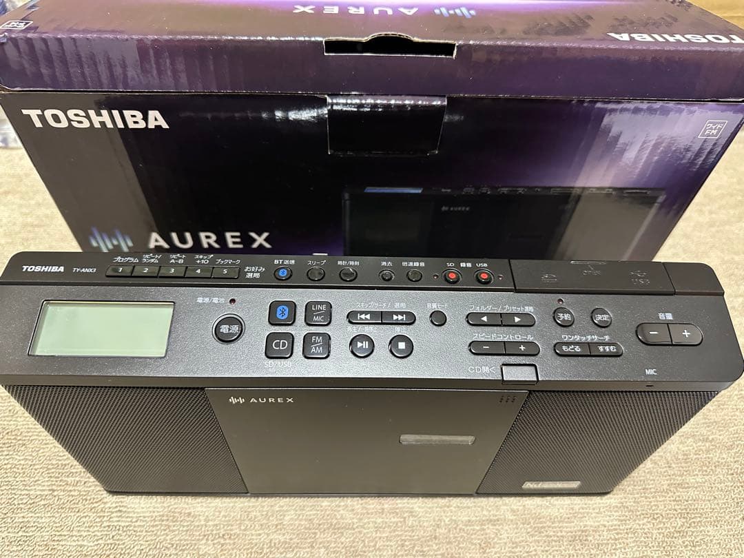 TOSHIBA TY-ANX3 K ブラック ラジオCD