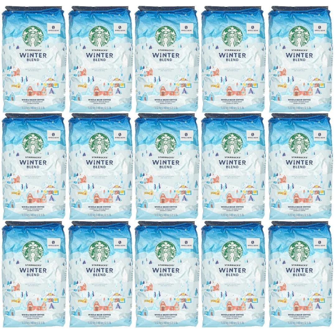 【新品未開封】スターバックス ウィンターブレンド 1.13kg（豆）《15袋》