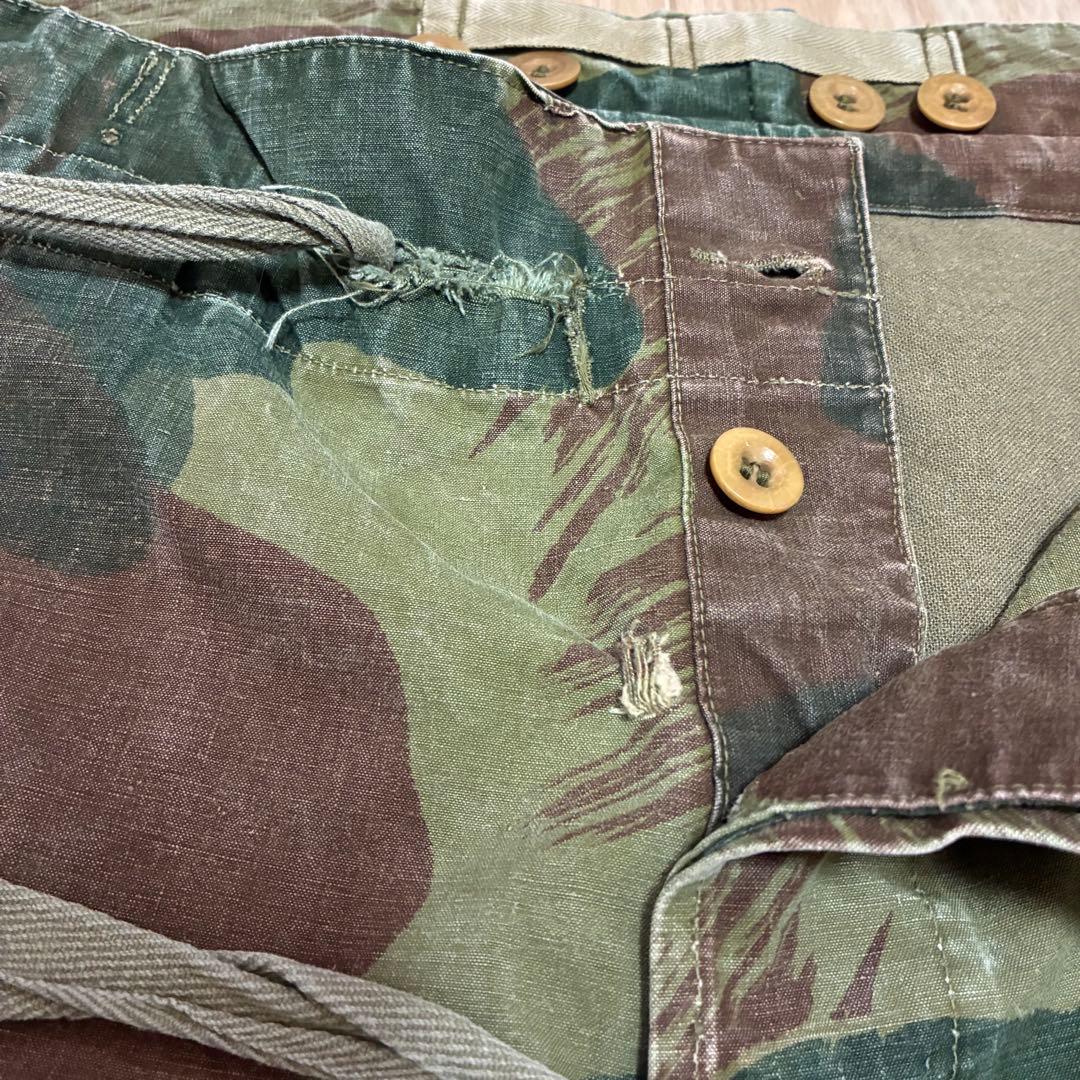 50sベルギー軍 ブラッシュストロークカモ オーバーパンツ後期