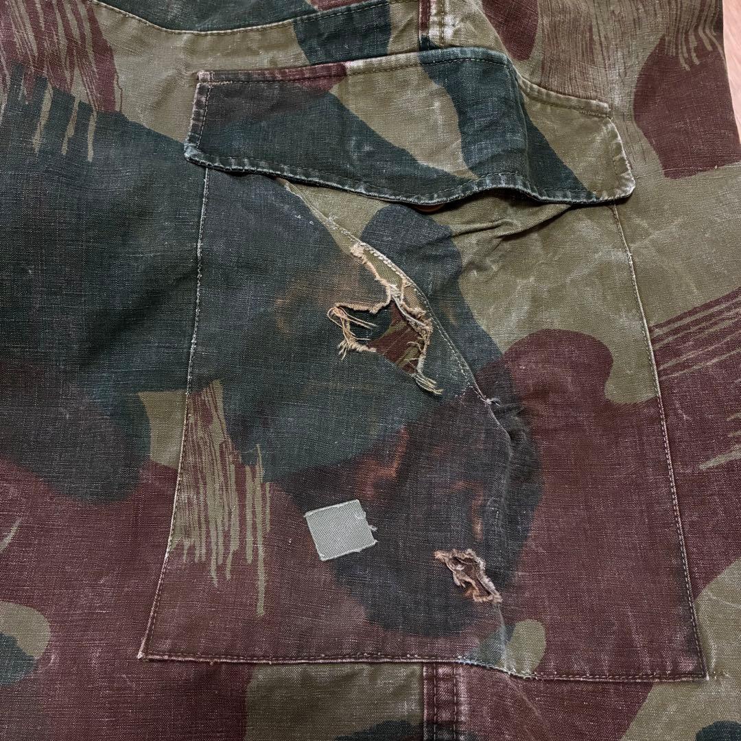 50sベルギー軍 ブラッシュストロークカモ オーバーパンツ後期