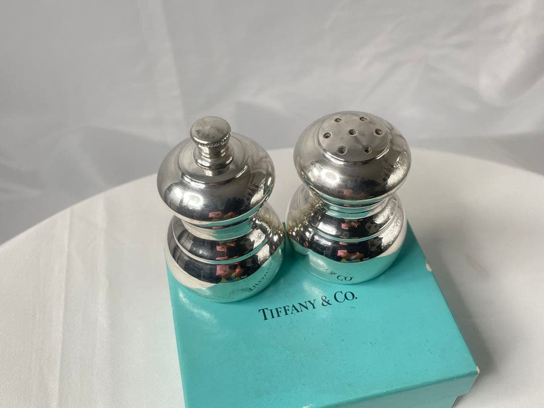 Tiffany/ティファニー ソルト＆ペッパーミル ビンテージ イタリア限定