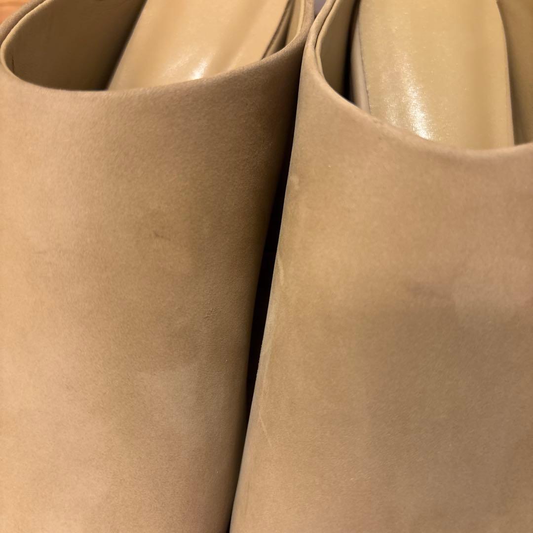 ETRE TOKYO エトレトウキョウ インヒールレザーミュール