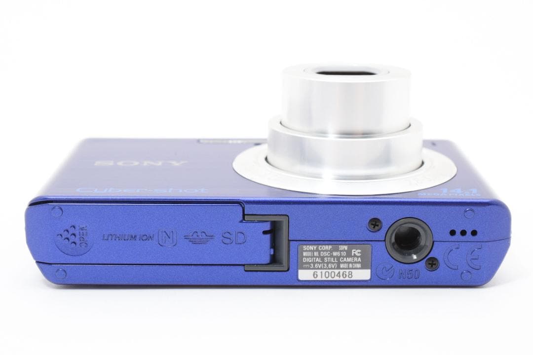 【美品】SONY Cyber-shot DSC-W610 ブルー　動作確認済