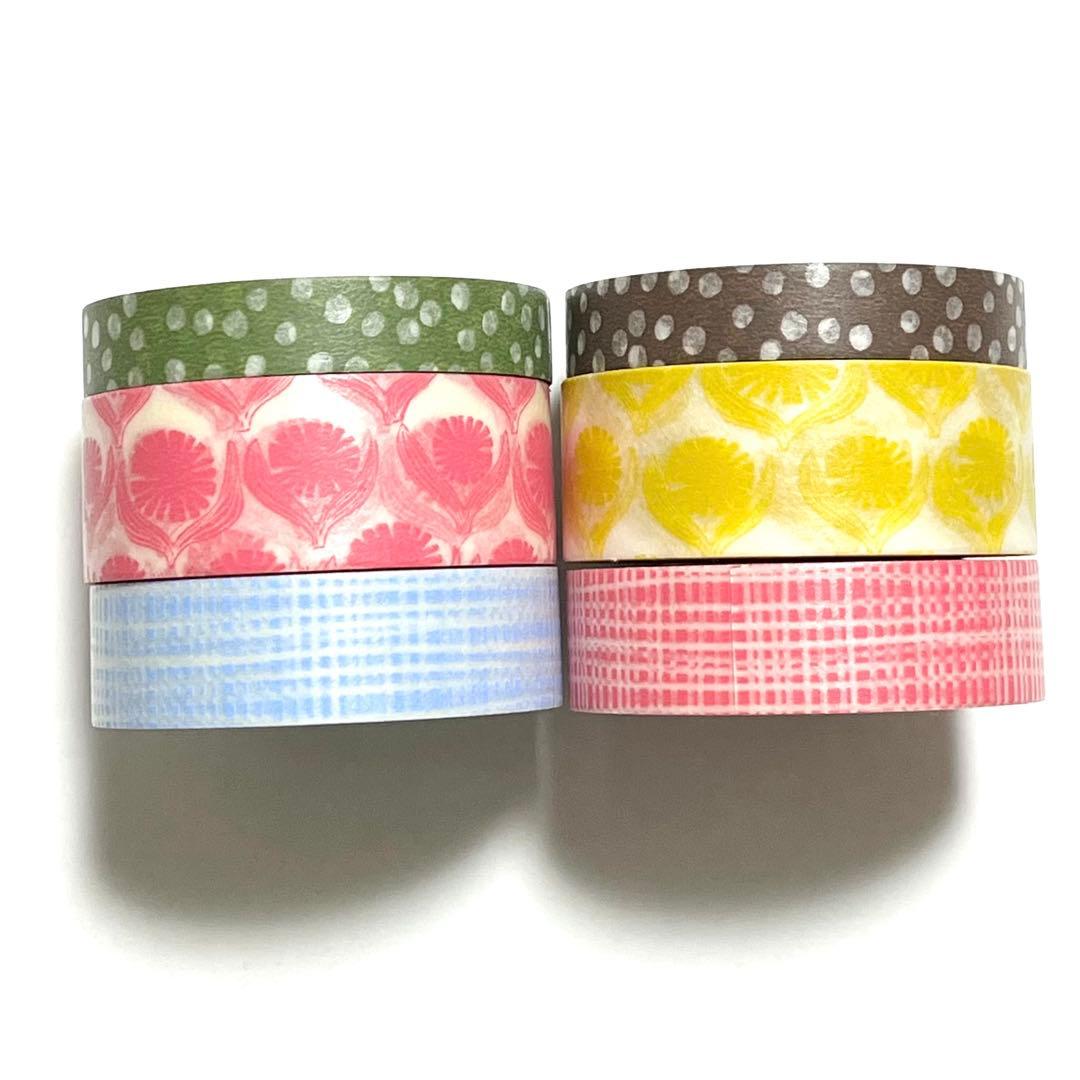 マスキングテープ ポゥ・ム・ポゥ 6個セット