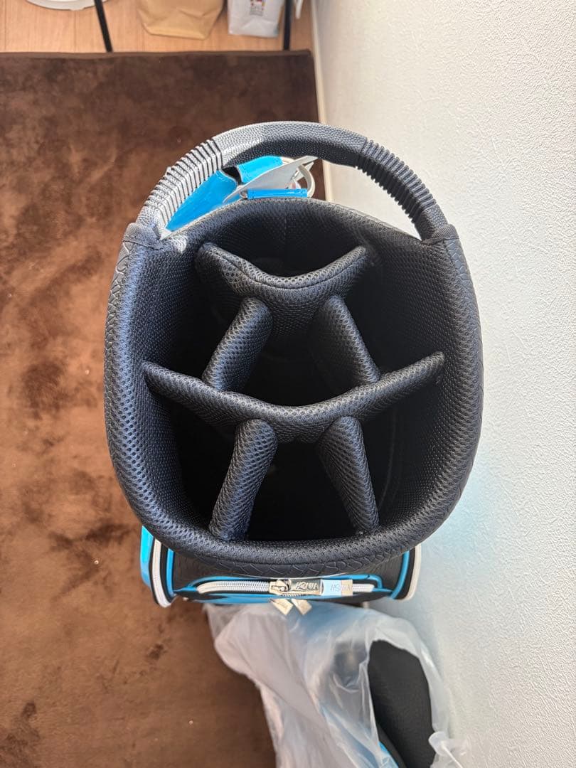 HONMA キャディバッグ 青色 カバー付き