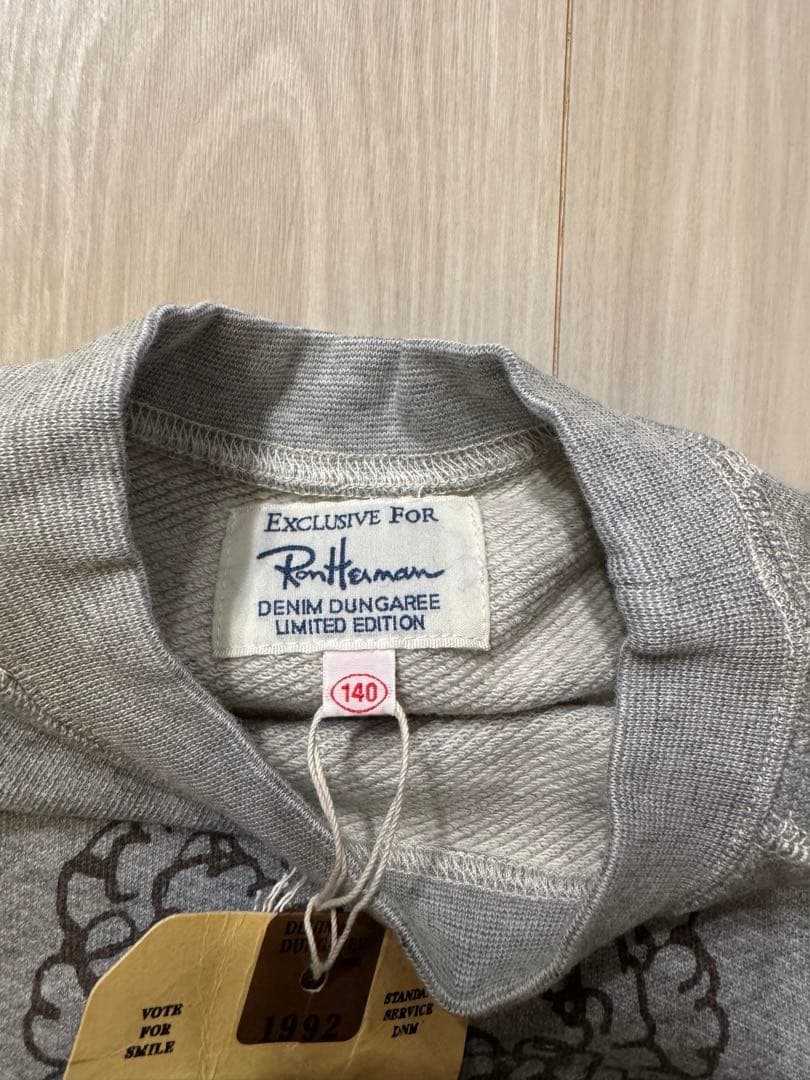 【新品】デニムダンガリー　ロンハーマン　スヌーピー　半袖スウェット