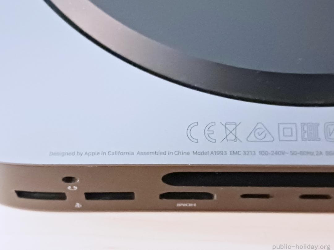 Mac mini 2018 i3 8GB 128GB（本体・電源コードのみ）