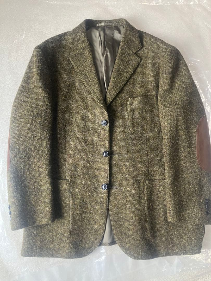 jpress シェットランドツイードジャケット　サイズL