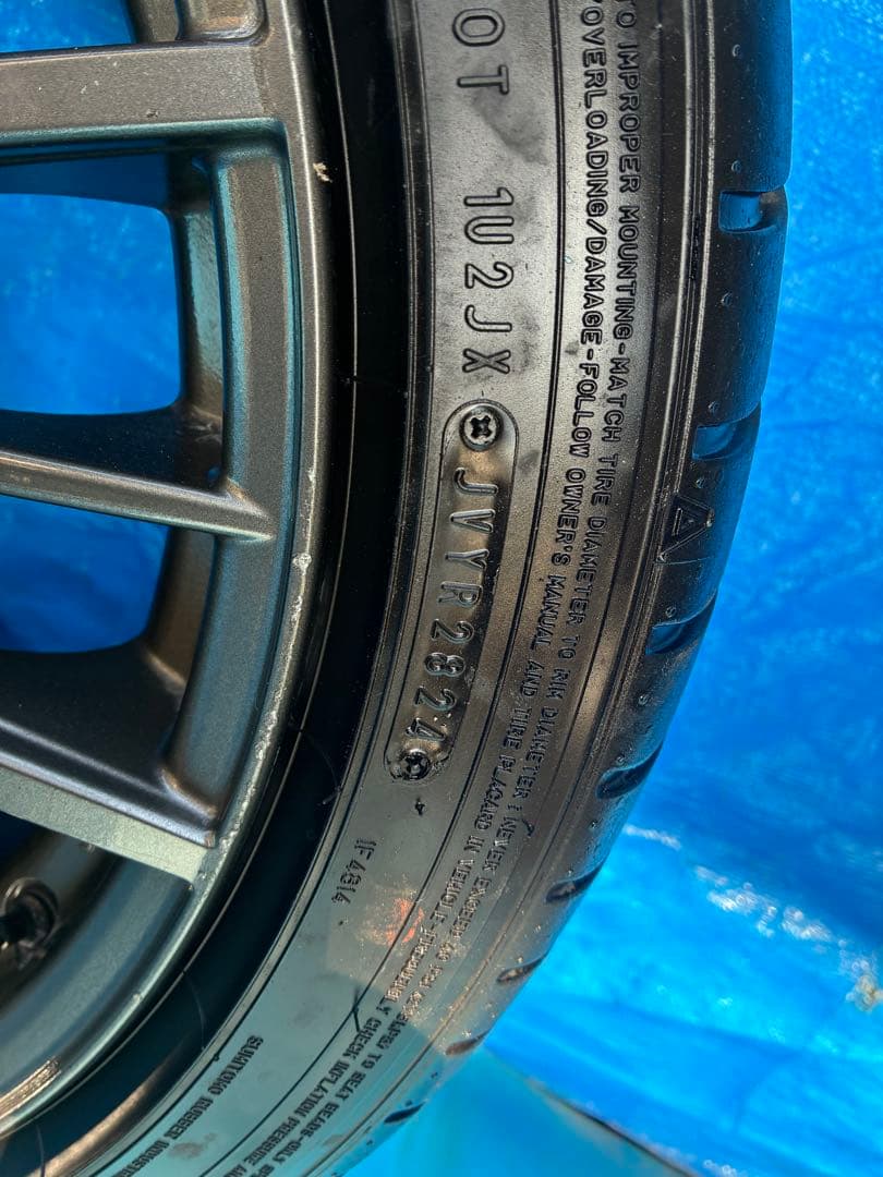 【美品】SUBARU 純正 STI 18インチホイール 1本 DUNLOP