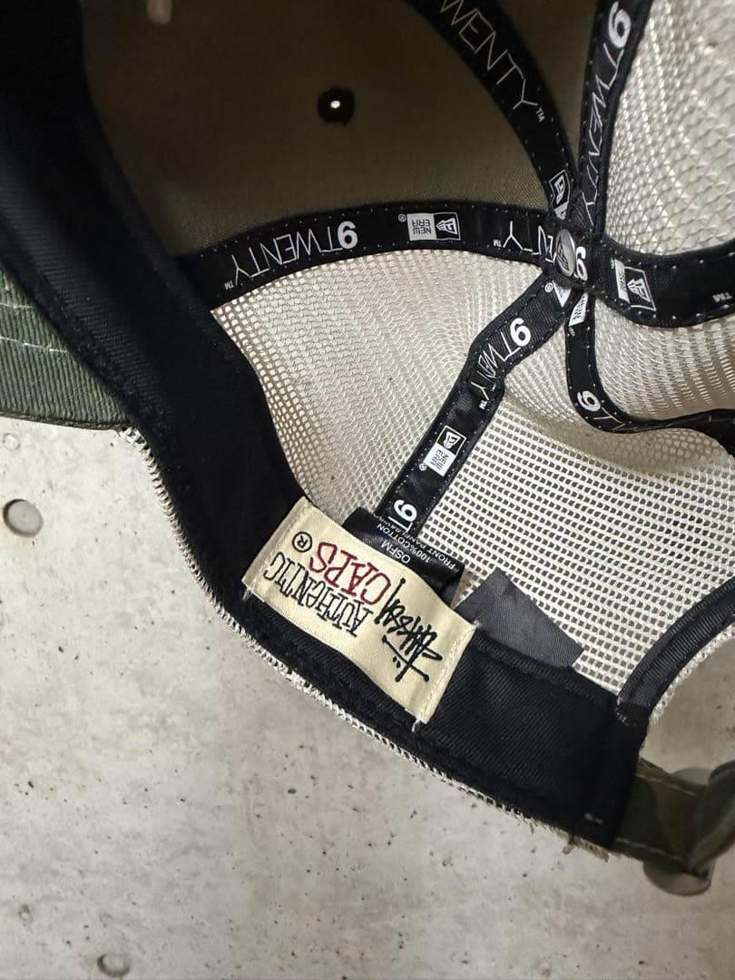 stussy 迷彩　キャップ
